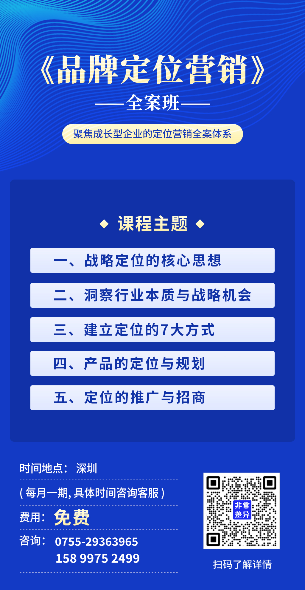 品牌定位營銷總裁班